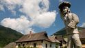 Kulturně chráněná osada Vlkolínec na Slovensku, ilustrační foto