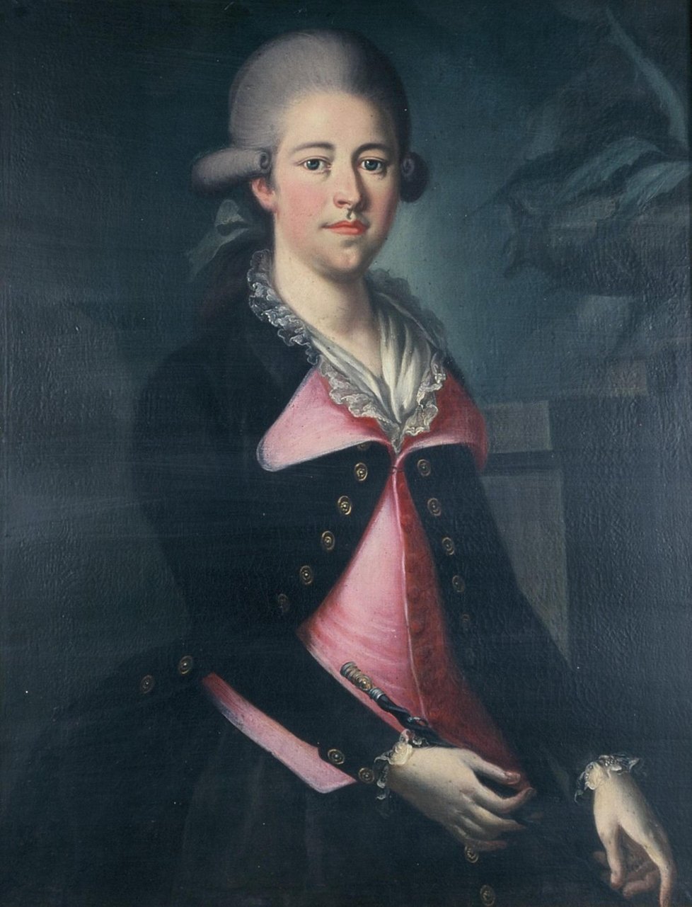Kunínská hraběnka Walburga, které měla být Marie Terezie kmotrou.