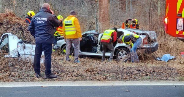 Dopravní nehoda na Bruntálsku: Řidič (†41) zraněním podlehl.