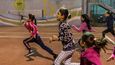 Kurdská děvčata trénují tenis jen 90 kilometrů od bojů v Mosulu.