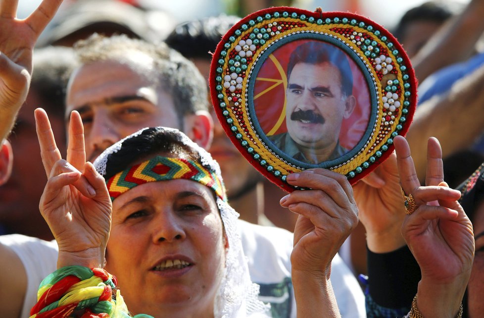 Kurdové v Německu protestovali proti Erdoganovi. Sešlo se jich přes třicet tisíc.