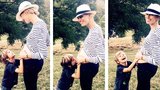 Holka, nebo kluk? Podruhé těhotná topmodelka Karolina Kurková má jasno a září štěstím