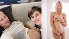 Karolína Kurková je potřetí těhotná