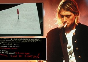 Kurtův dopis na rozloučenou je prý podezřelý. Podle grafologů a lingvistů to vypadá, že poslední řádky nenapsal on.