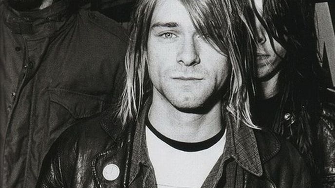 Kurt Cobain byl frontmanem grungeové kapely Nirvana.