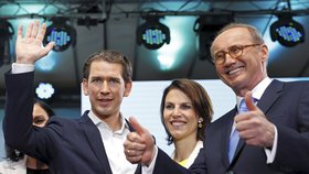 Rakouská lidová strana (ÖVP) kancléře Sebastiana Kurze