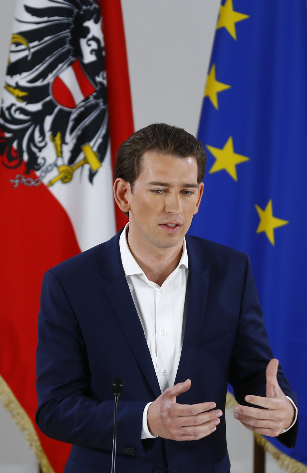 Rakouský ministr zahraničí Sebastian Kurz