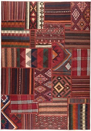 Hladce tkaný perský koberec PERSISK KELIM TEKKEH 150x200 cm, ikea.cz, 9990 Kč