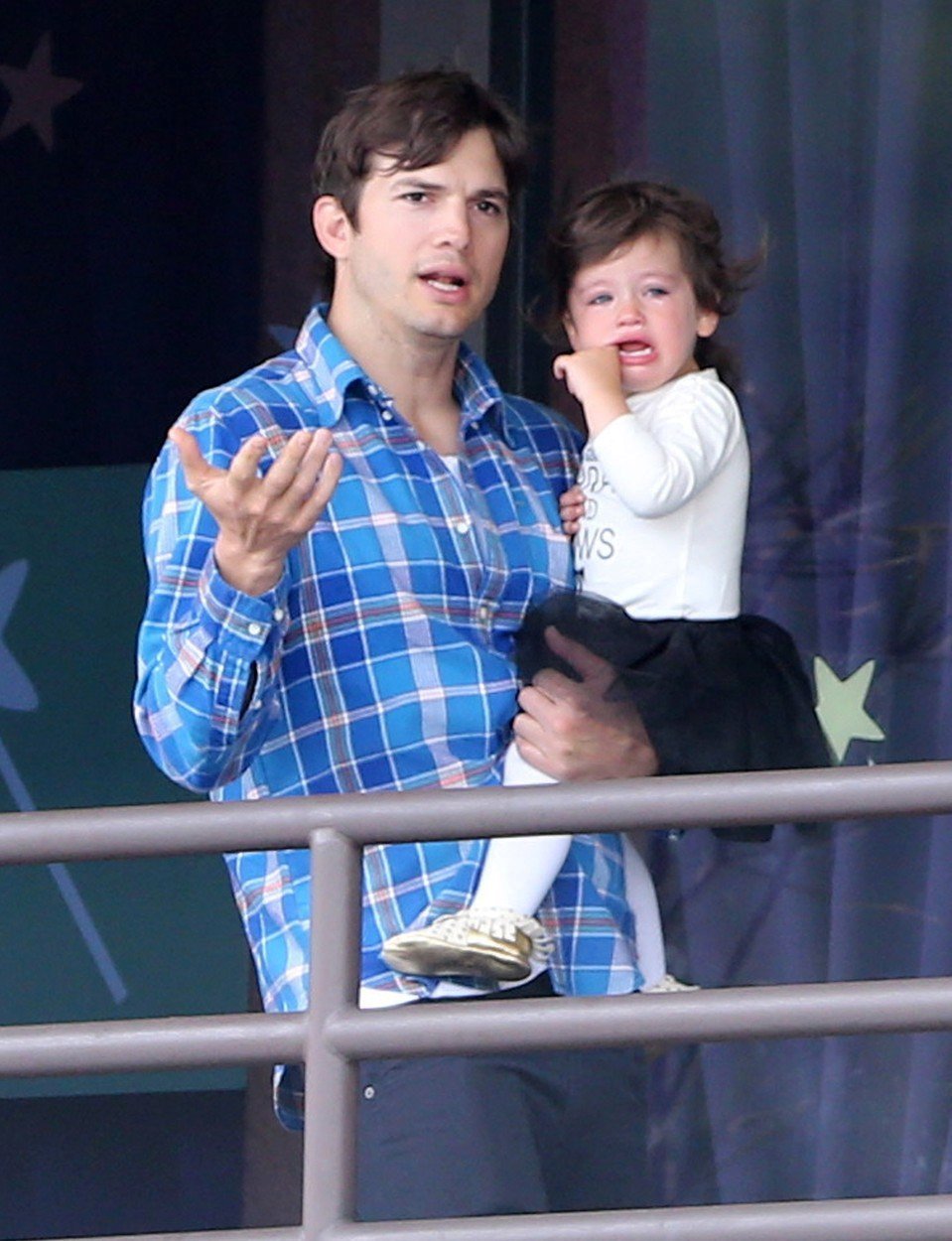Herec Ashton Kutcher s dcerou Wyatt.