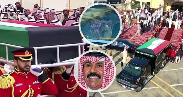 Velký pohřeb emíra a slzy následovníka: V Kuvajtu se loučili se zesnulým šajchem (†86)