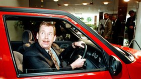 Václav Havel při premiéře v roce 1994.