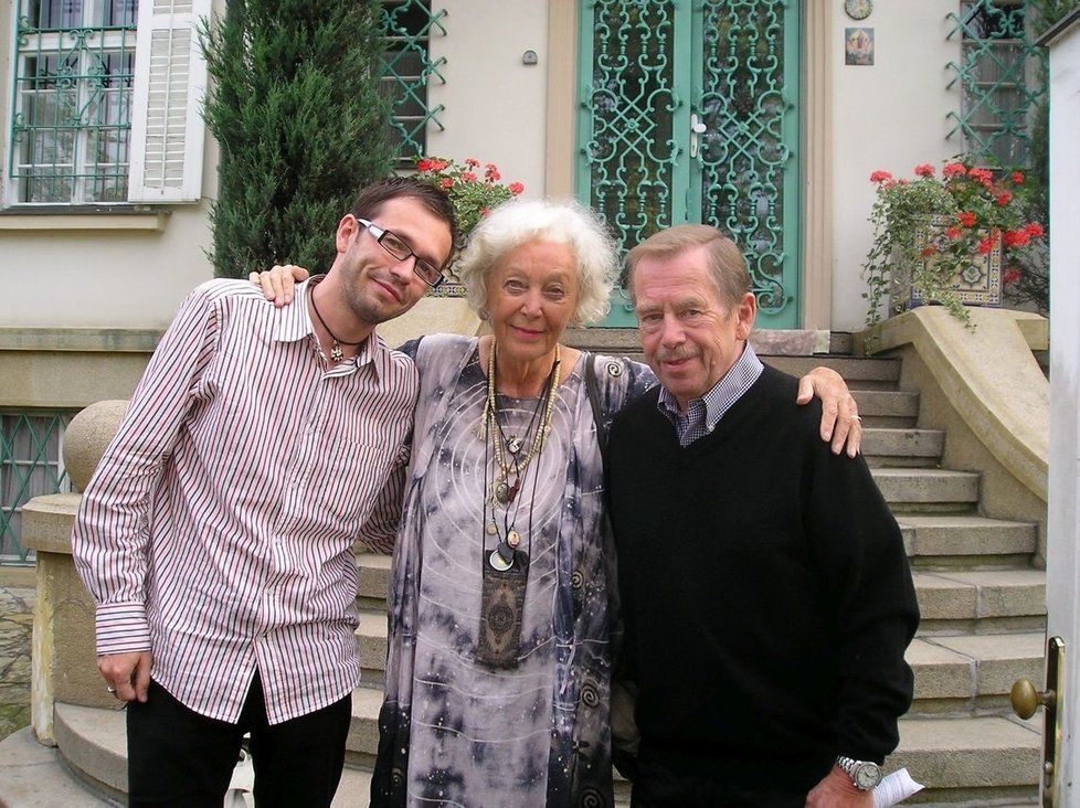 Josef Kubáník, Květa Fialová a Václav Havel