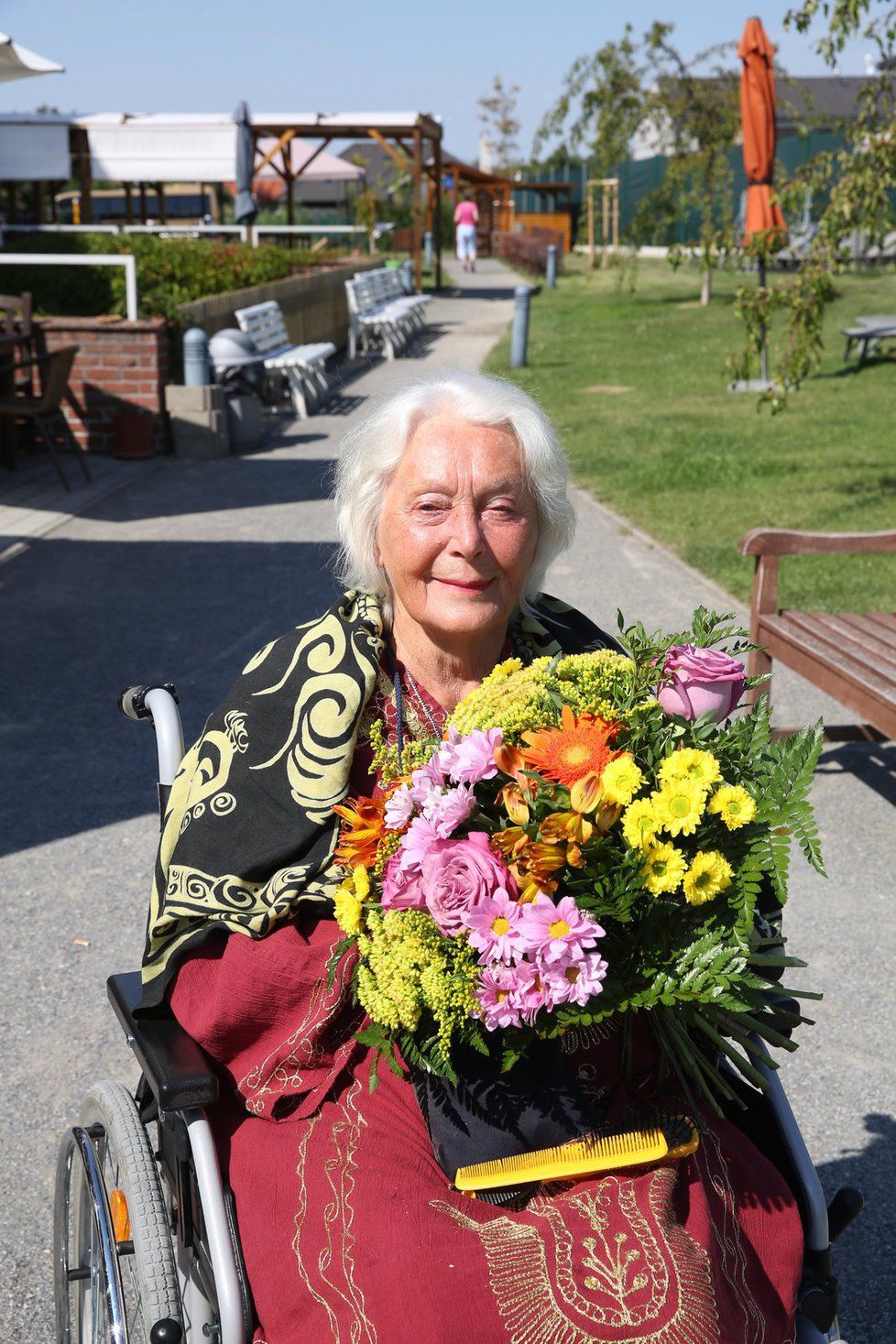 Květa Fialová v Alzheimer centru