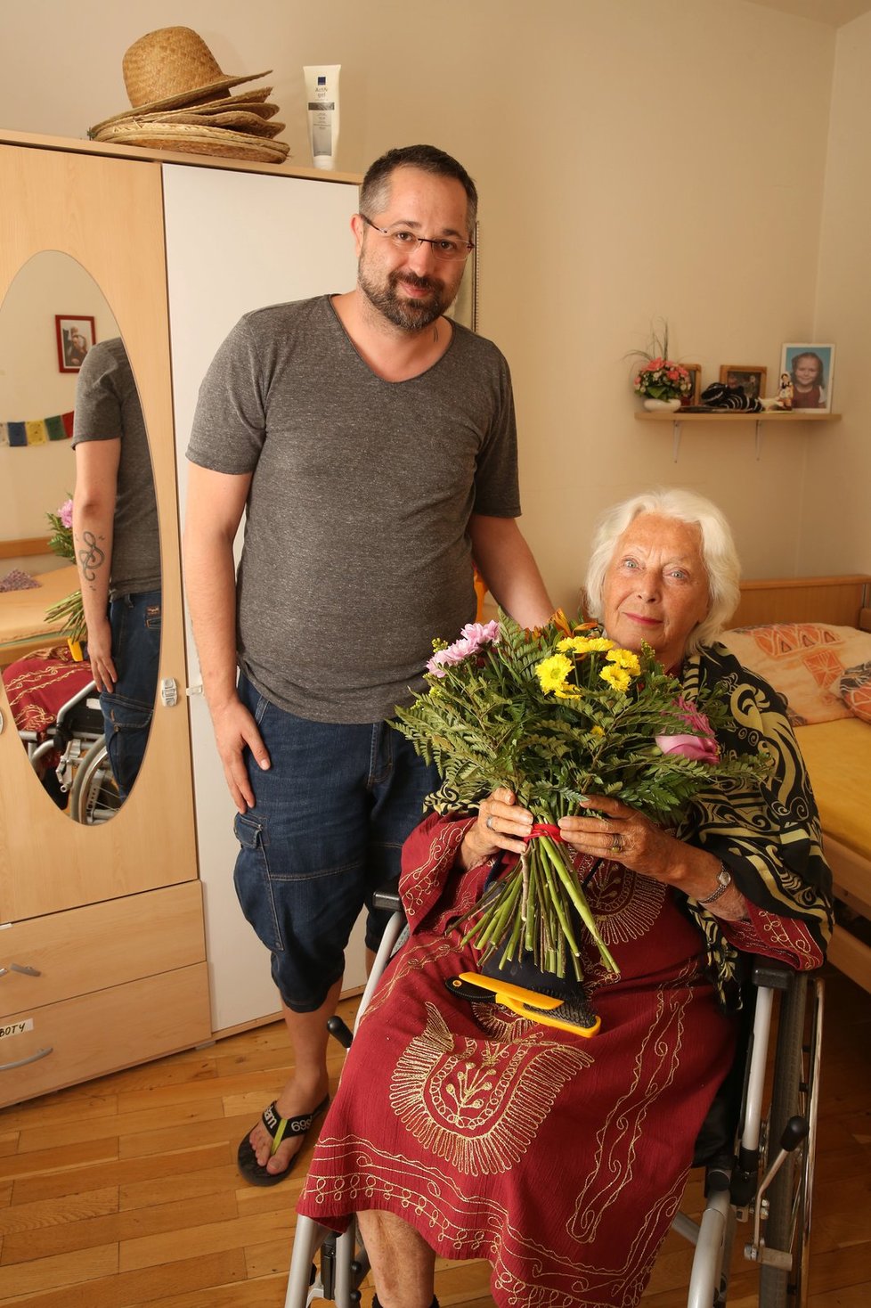 Květa Fialová v Alzheimer centru