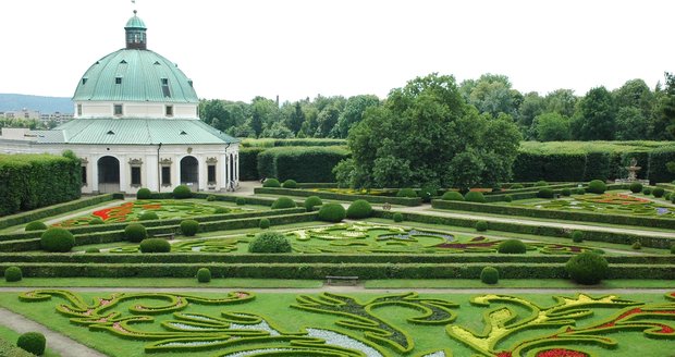 Květná zahrada v Kroměříži je zapsaná v seznamech světového dědictví UNESCO.
