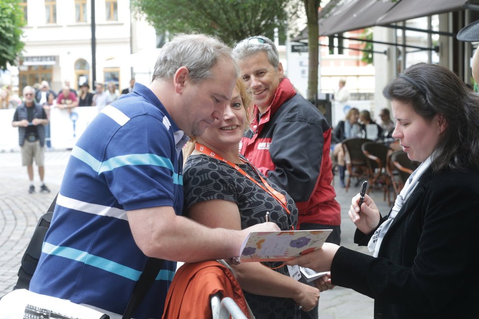 Marek Taclík se v Karlových Varech podepisoval fanouškům