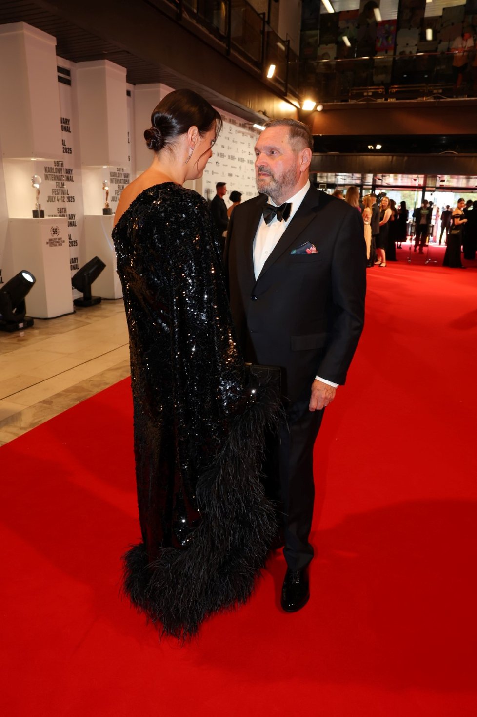 	Zahájení 59. ročníku Mezinárodního filmového festivalu Karlovy Vary - Ornella a Josef Koktovi