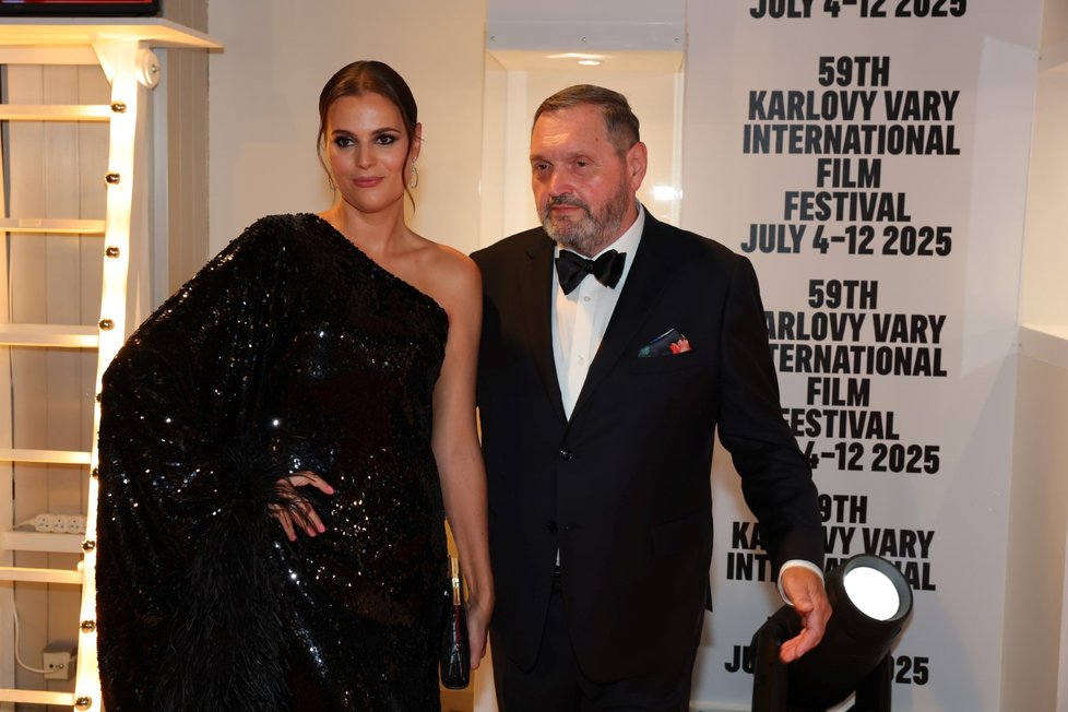 Zahájení 59. ročníku Mezinárodního filmového festivalu Karlovy Vary - Ornella a Josef Koktovi