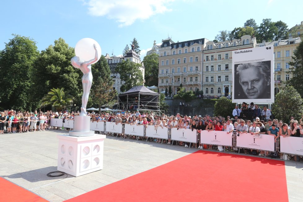 Zahájení karlovarského festivalu 2018.