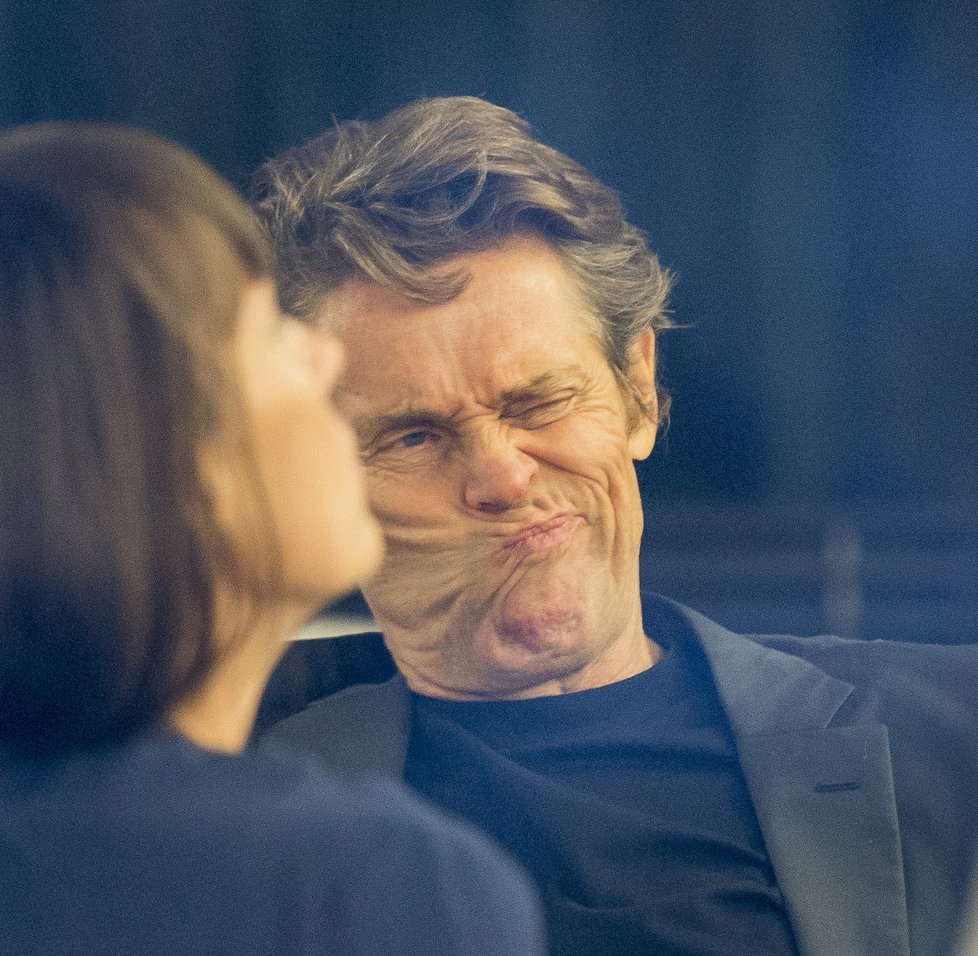 Willem Dafoe je králem grimas.