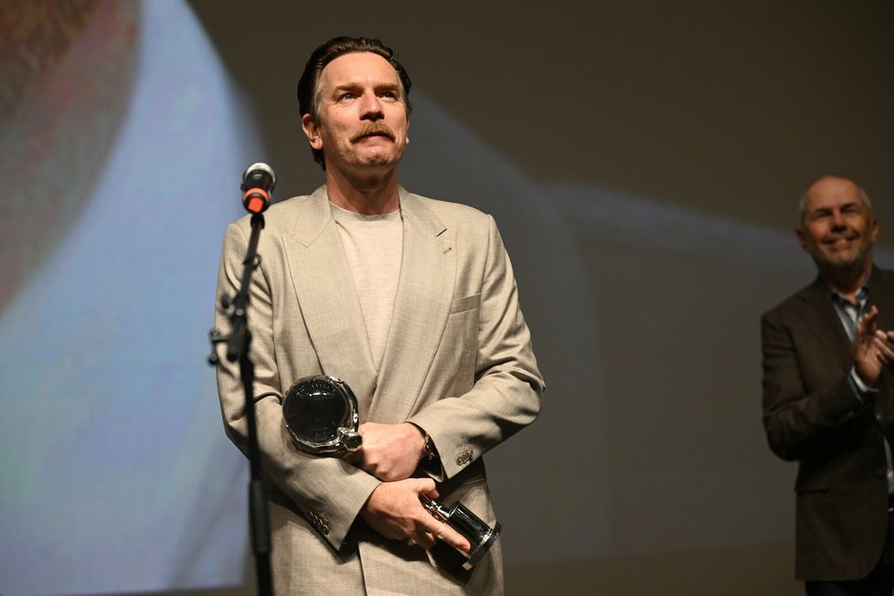 Ewan McGregor na Mezinárodním filmovém festivalu v Karlových Varech