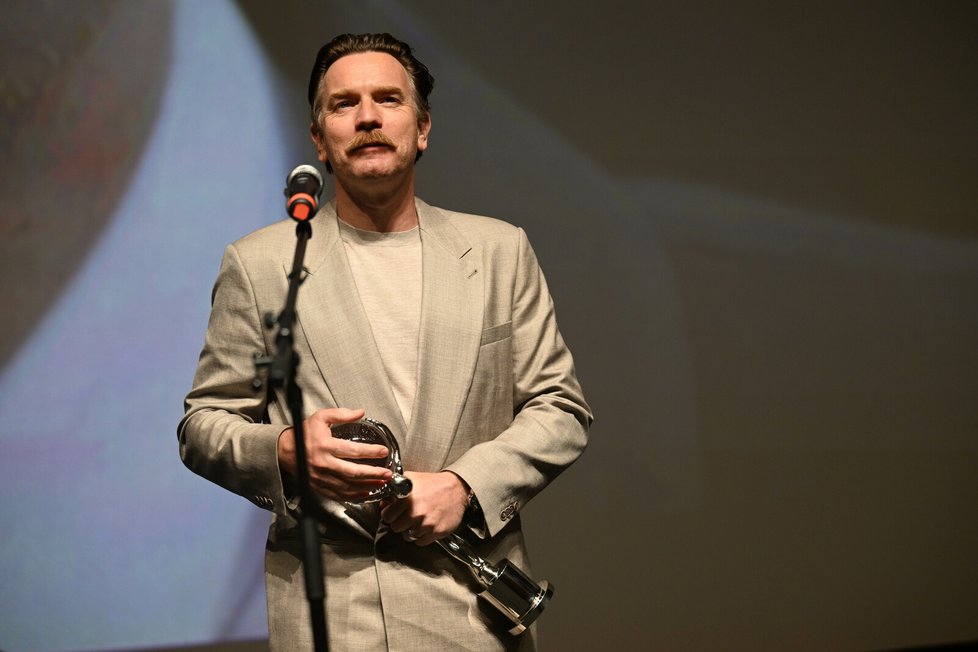 Ewan McGregor na Mezinárodním filmovém festivalu v Karlových Varech