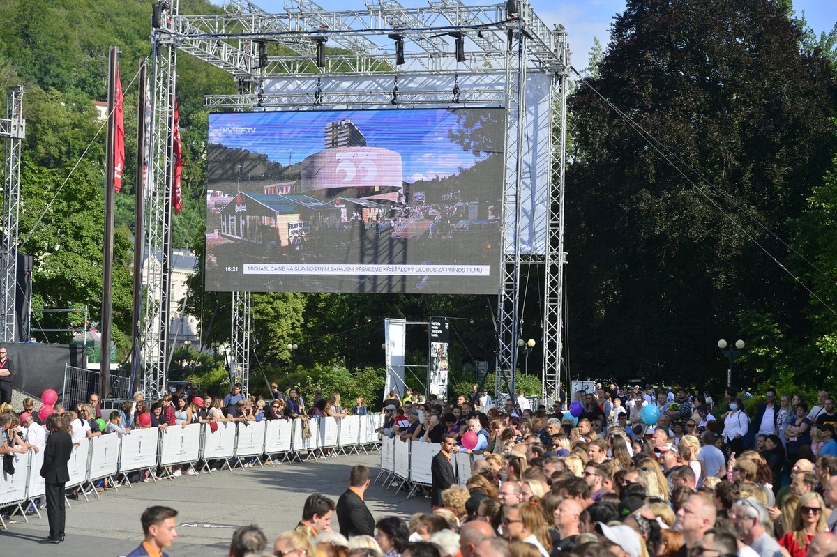 Slavnostní zahájení 55. ročníku Mezinárodního filmového festivalu v Karlových Varech