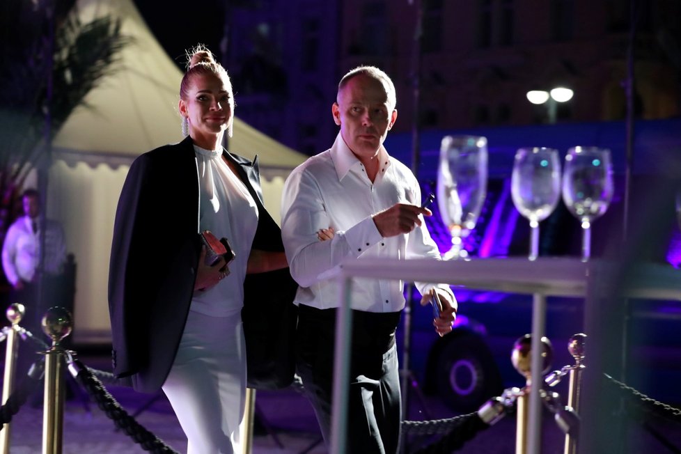 UniCredit party: Andrea Verešová a Daniel Volopich