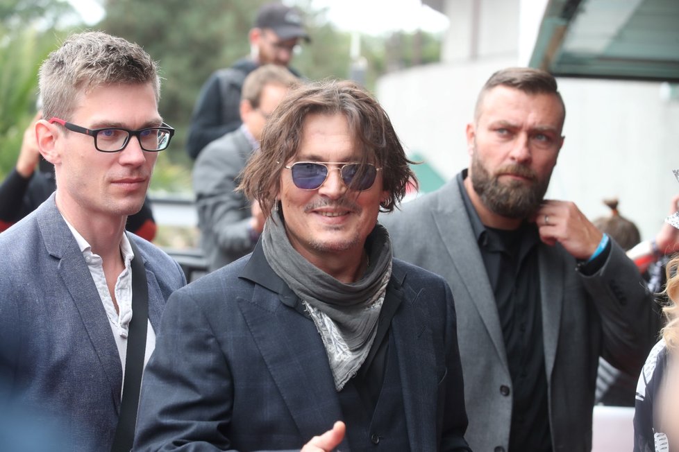 Johnny Depp na červeném koberci