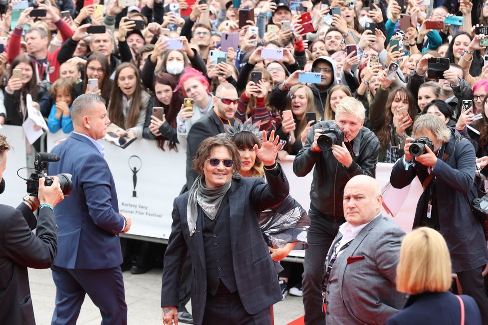 Johnny Depp v Karlových Varech