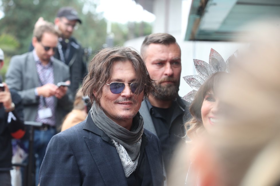 Johnny Depp v Karlových Varech