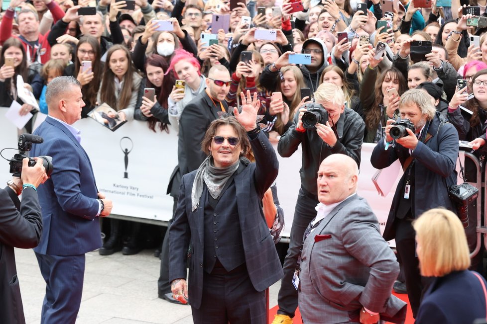 Johnny Depp v Karlových Varech