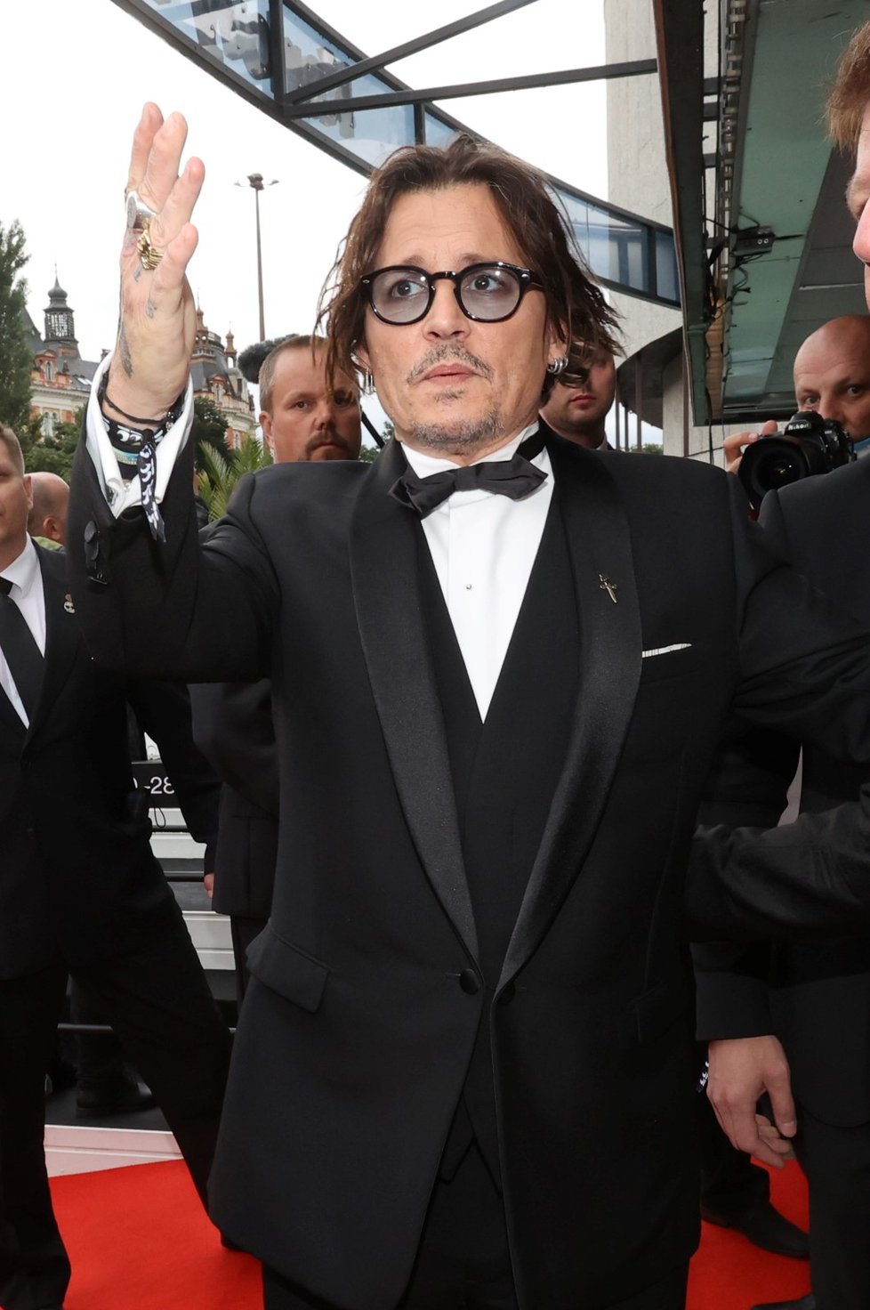 Johnny Depp na slavnostním zakončení festivalu