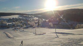 Kvilda na Šumavě zažila mrazivou noc, bylo až -30 °C (19. 1. 2019)