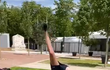 Petra Kvitová ukázala svoje gymnastické vlohy