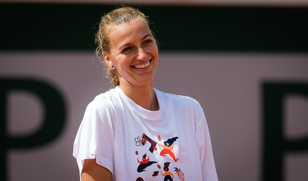 Usměvavá Petra Kvitová se těší na French Open
