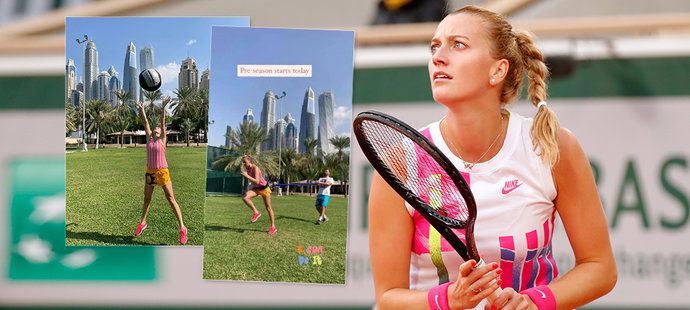 Petra Kvitová se na novou sezónu chystá v Dubaji.