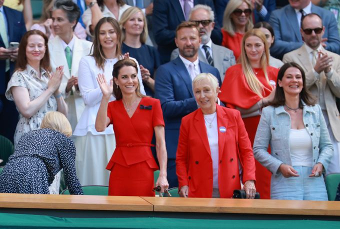 Český mejdan v královské loži: Navrátilová, Kvitová a další po boku princezny Kate Český mejdan v královské loži: Navrátilová, Kvitová a další po boku princezny Kate