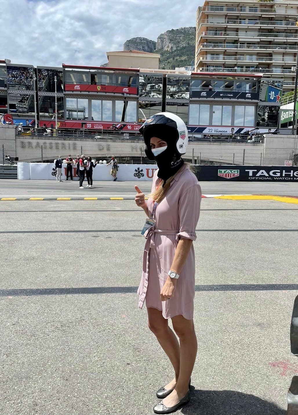 Petra Kvitová na okruhu Formule 1