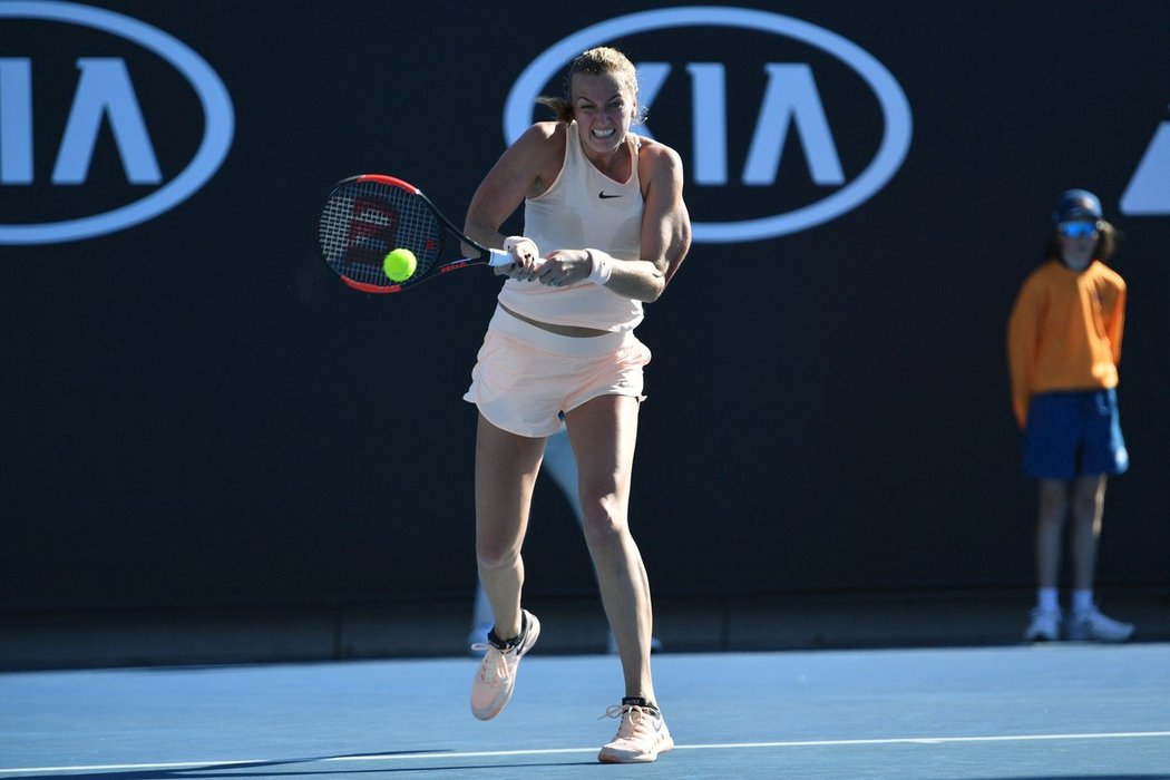Dvojnásobná wimbledonská šampionka Petra Kvitová na Australian Open 2018