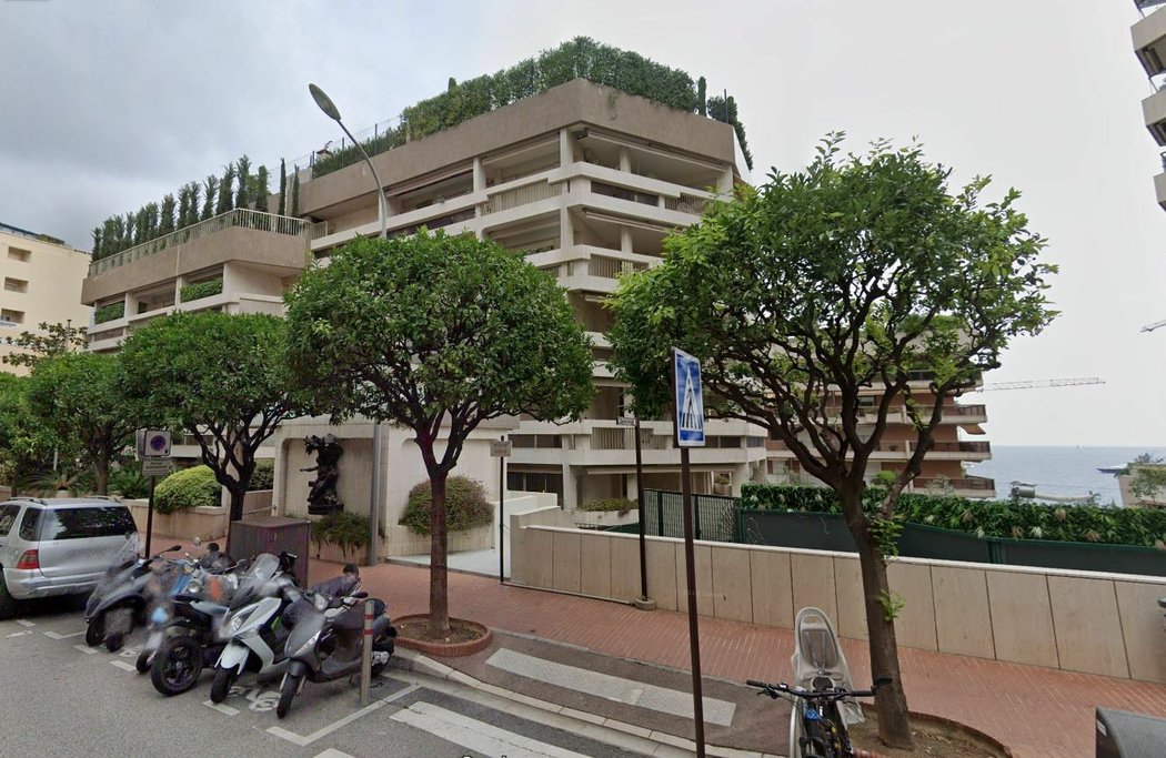 V tomto apartmánovém domě v Monaku má Petra Kvitová dosud trvalé bydliště.