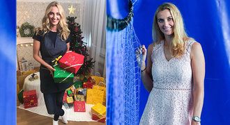 Načančaná tenisová hvězda Kvitová: Mrkejte, už mám Vánoce!