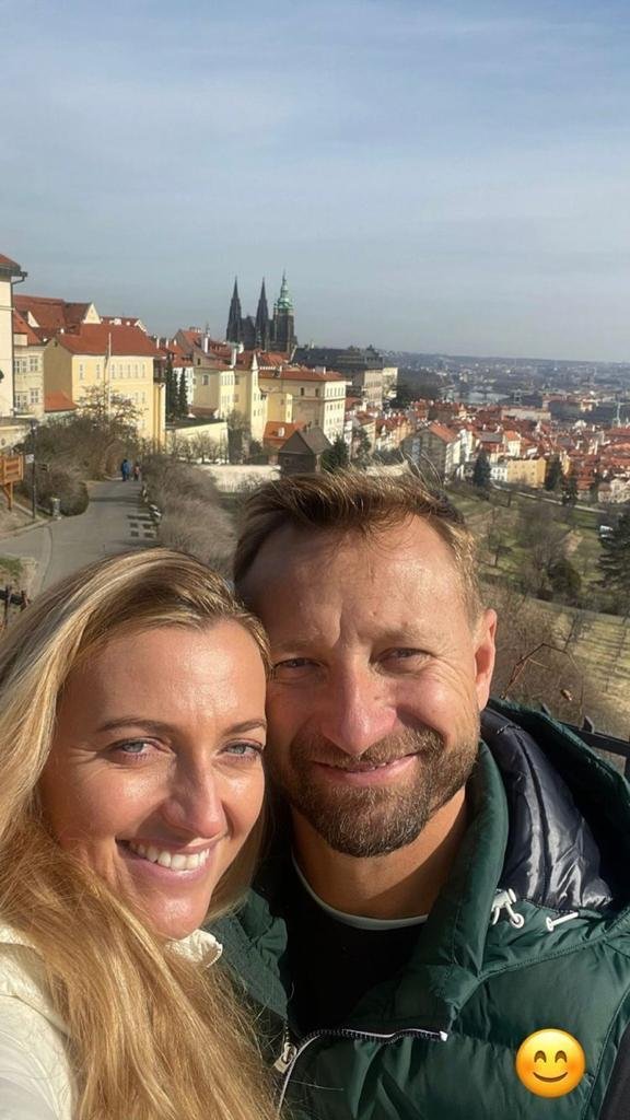 Tenistka Petra Kvitová zveřejnila první zamilované foto s trenérem Vaňkem