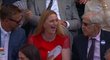 Petra Kvitová se v lóži dobře bavila s Janem Kodešem a manželem Jiřím Vaňkem. Petra Kvitová se v lóži dobře bavila s Janem Kodešem a manželem Jiřím Vaňkem.