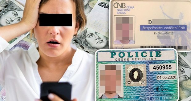 Kyberšmejdi zdokonalují podvody, prokazují se průkazy na jména existujících policistů či pracovníků banky.