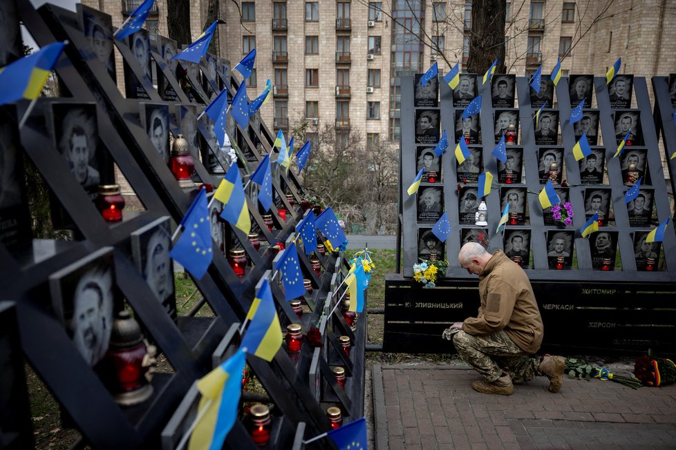 10. výročí protestů na kyjevském Majdanu (Náměstí Nezávislosti) (21. 11. 2023)