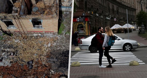 Kyjev znovu ožívá, strach zůstává. Ukrajinská metropole najíždí k „normálu“, uprchlíci se vrací domů