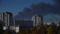 Následky ruských raketových útoků na Lvov (10.10.2022)