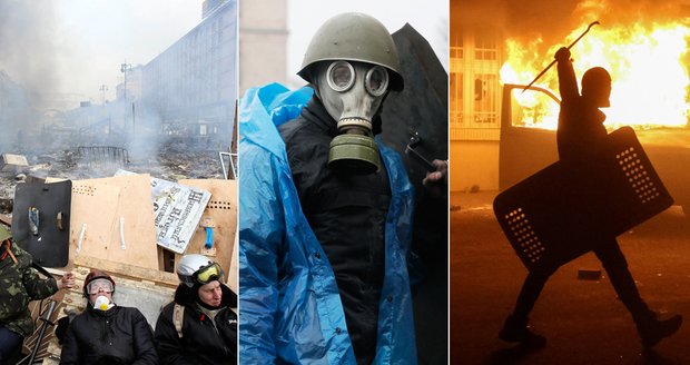 V ulicích Kyjeva se dál válčí