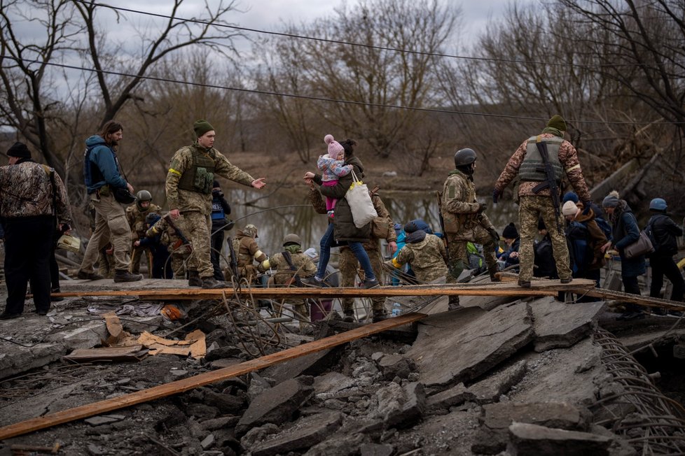 Přípravy na úder ruských vojsk v Kyjevské oblasti (5. 3. 2022)